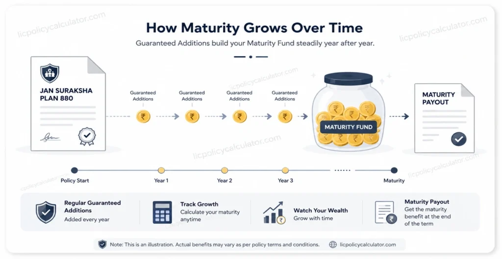 Explains maturity and Guaranteed Additions
