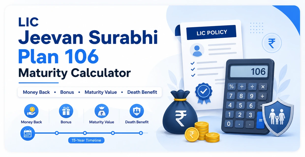 LIC Jeevan Surabhi Calculator Plan 106