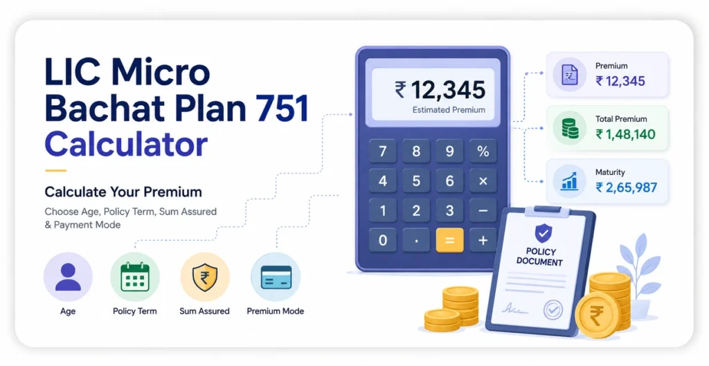 LIC-Micro-Bachat-Plan-751-Calculator-Calculate-Premium-Maturity