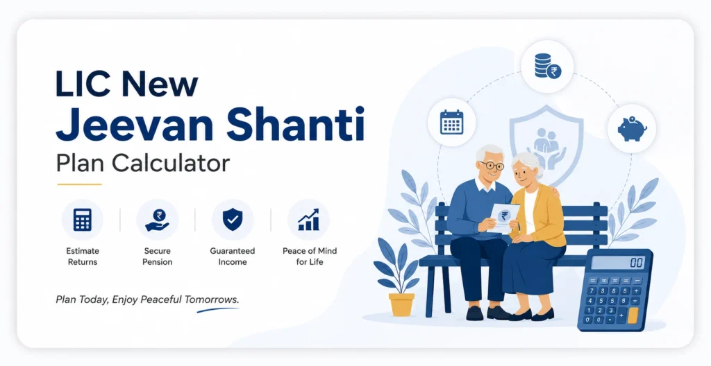 LIC New Jeevan Shanti Plan Calculator