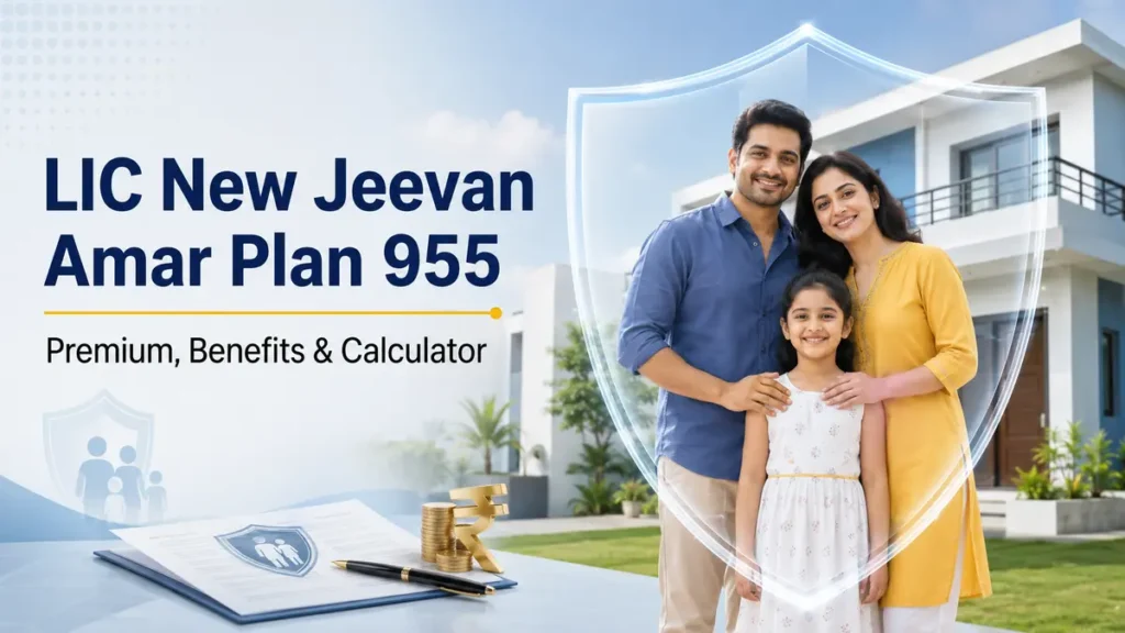 LIC New Jeevan Amar Plan 955 premium and benefits calculator