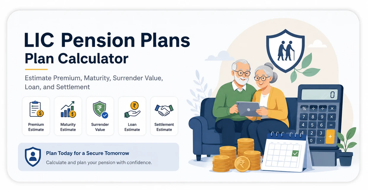 LIC Pension Plans Calculators