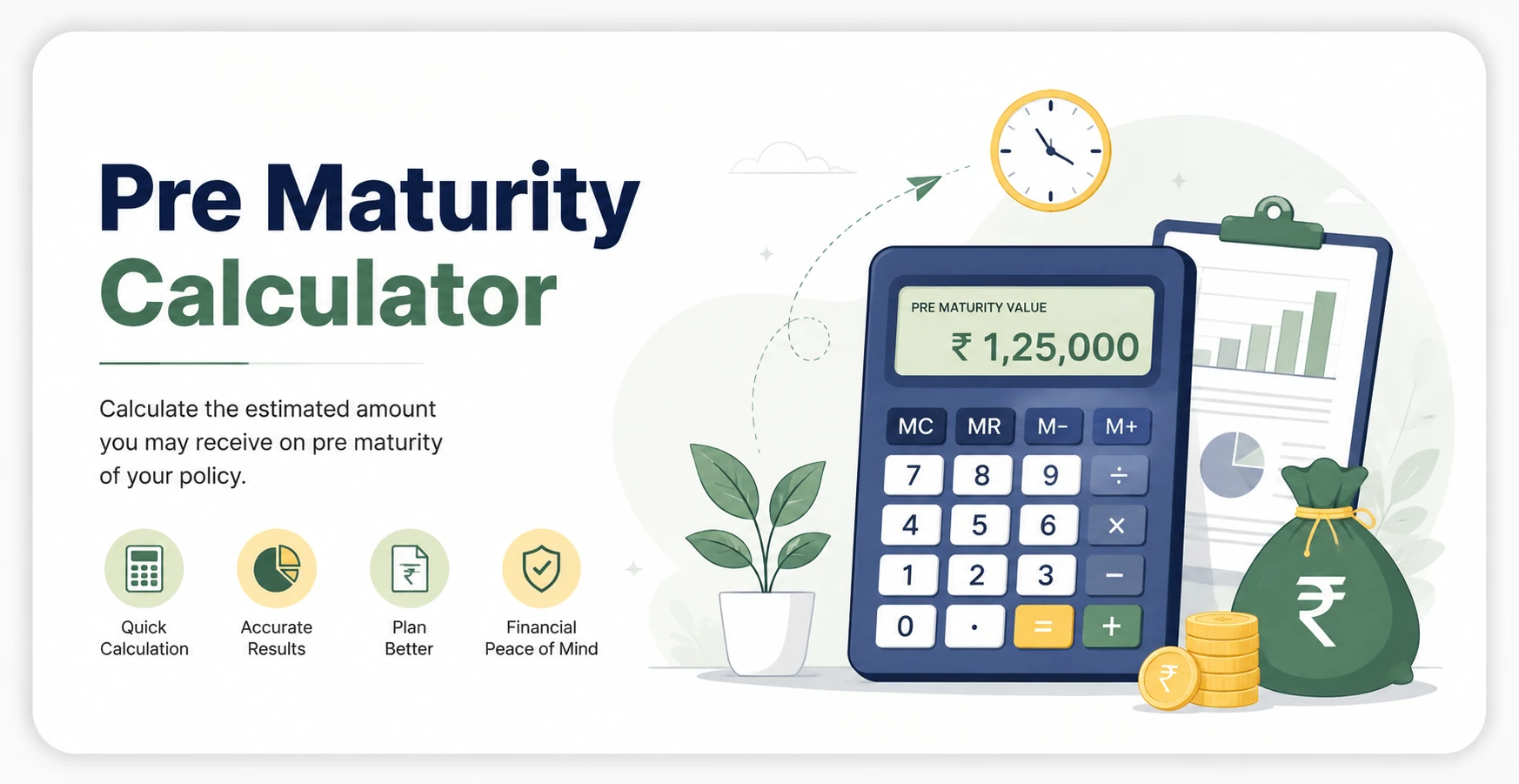 LIC Pre Maturity Calculator
