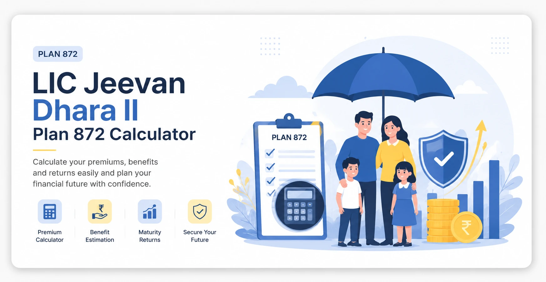 LIC Jeevan Dhara II Plan 872 Calculator