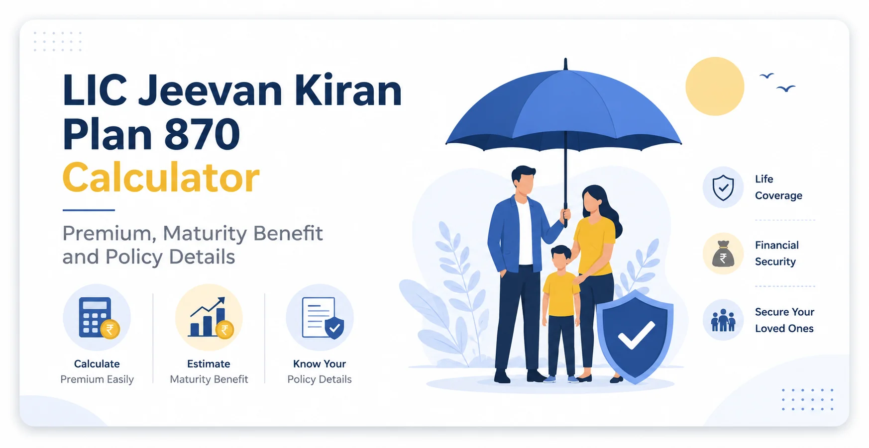 LIC Jeevan Kiran Plan 870 Calculator