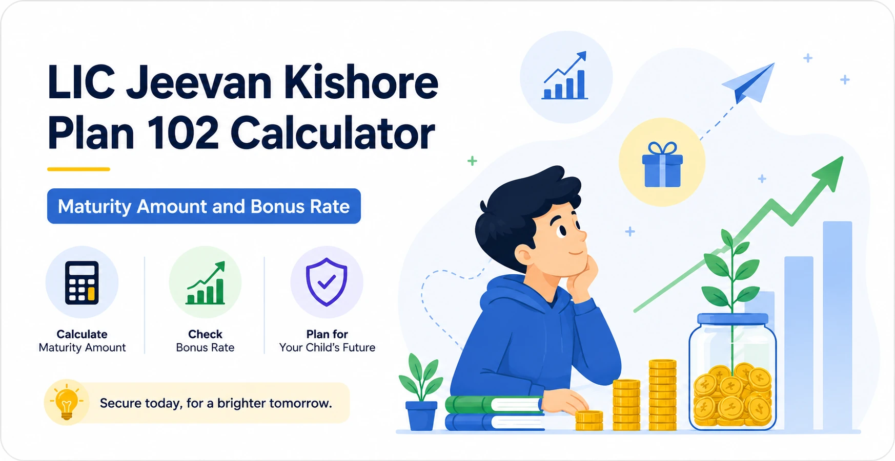 LIC Jeevan Kishore Plan 102 Calculator Maturity Amount and Bonus Rate