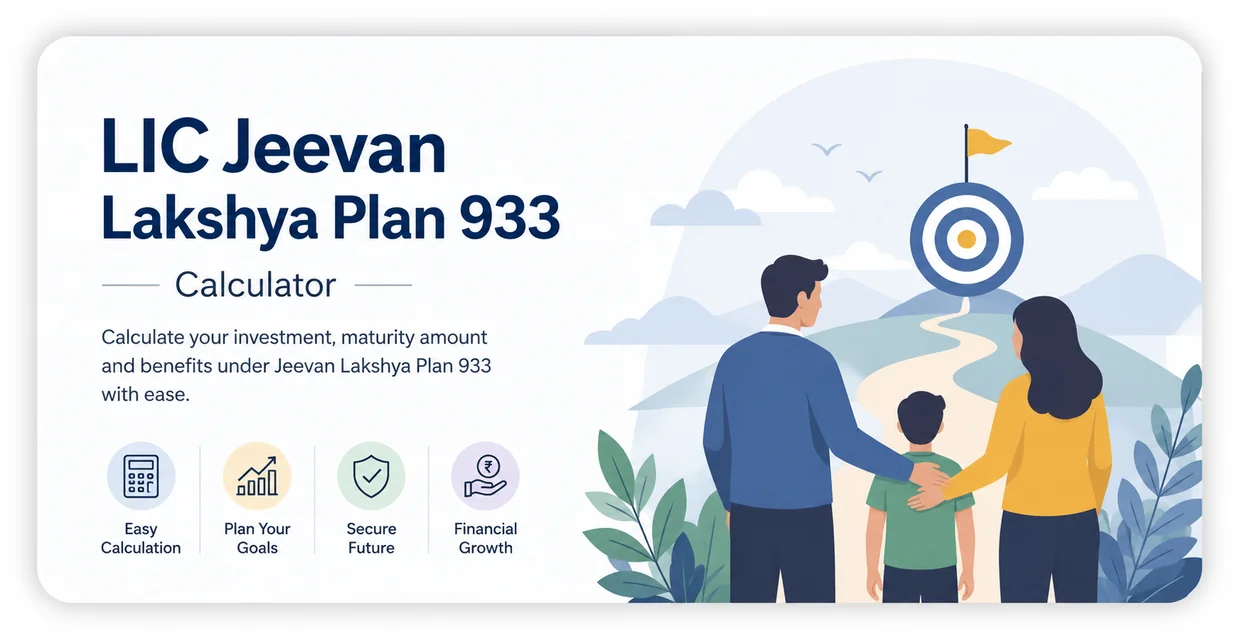 LIC Jeevan Lakshya Plan 933 Calculator