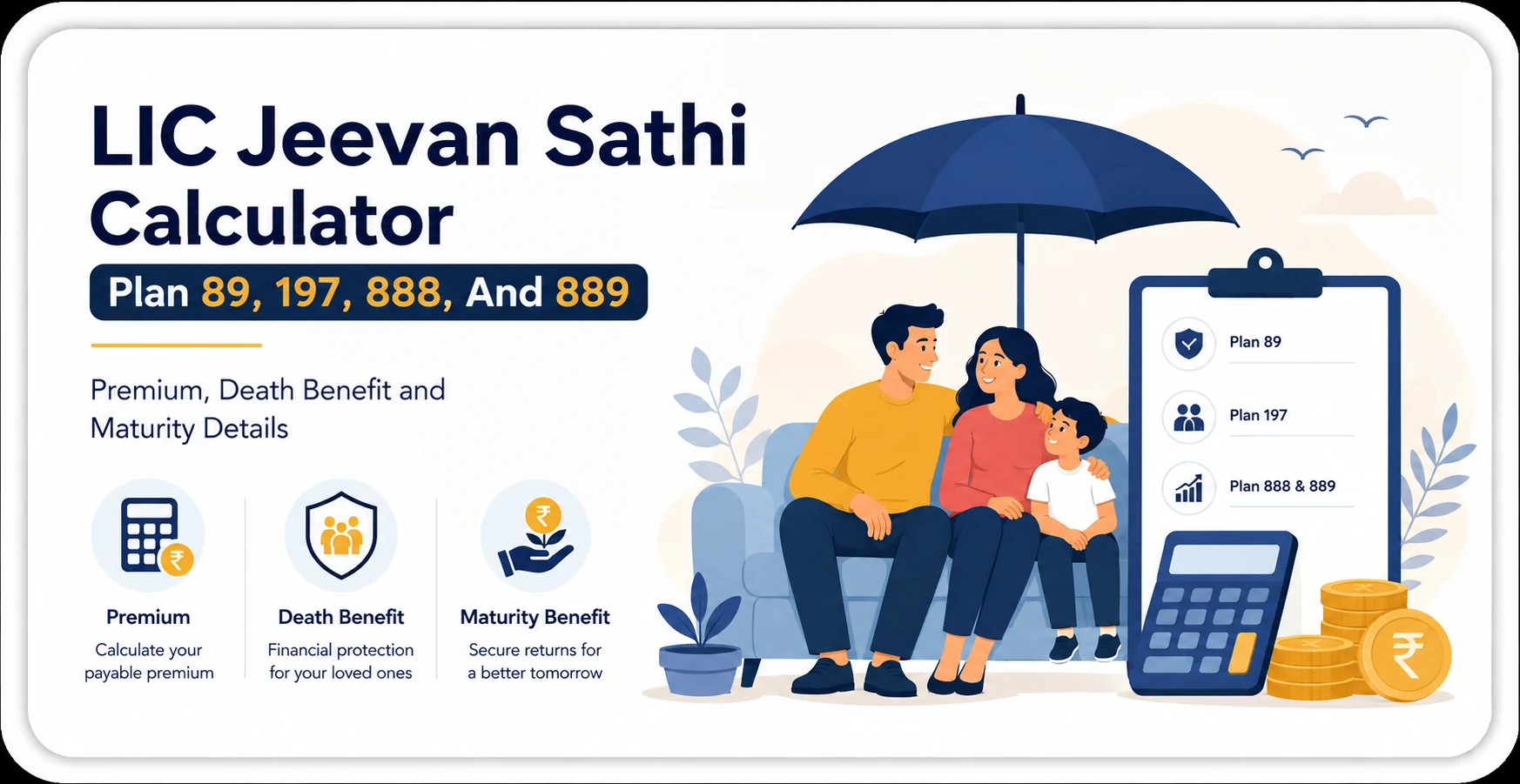 LIC Jeevan Sathi Calculator