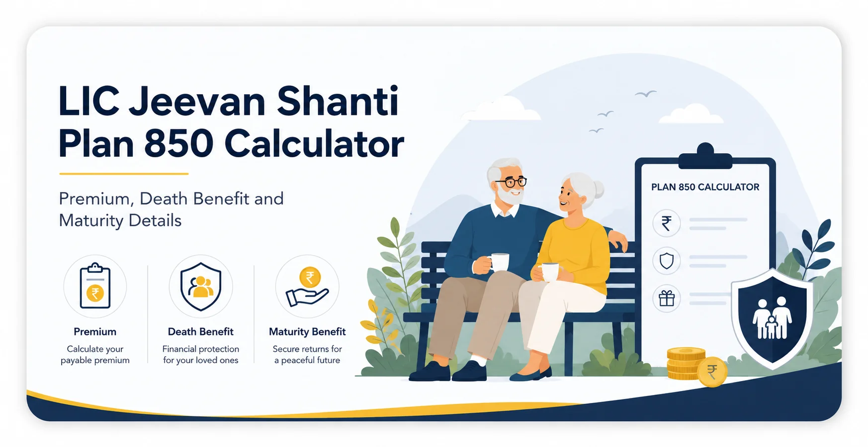 LIC Jeevan Shanti Plan 850 Calculator