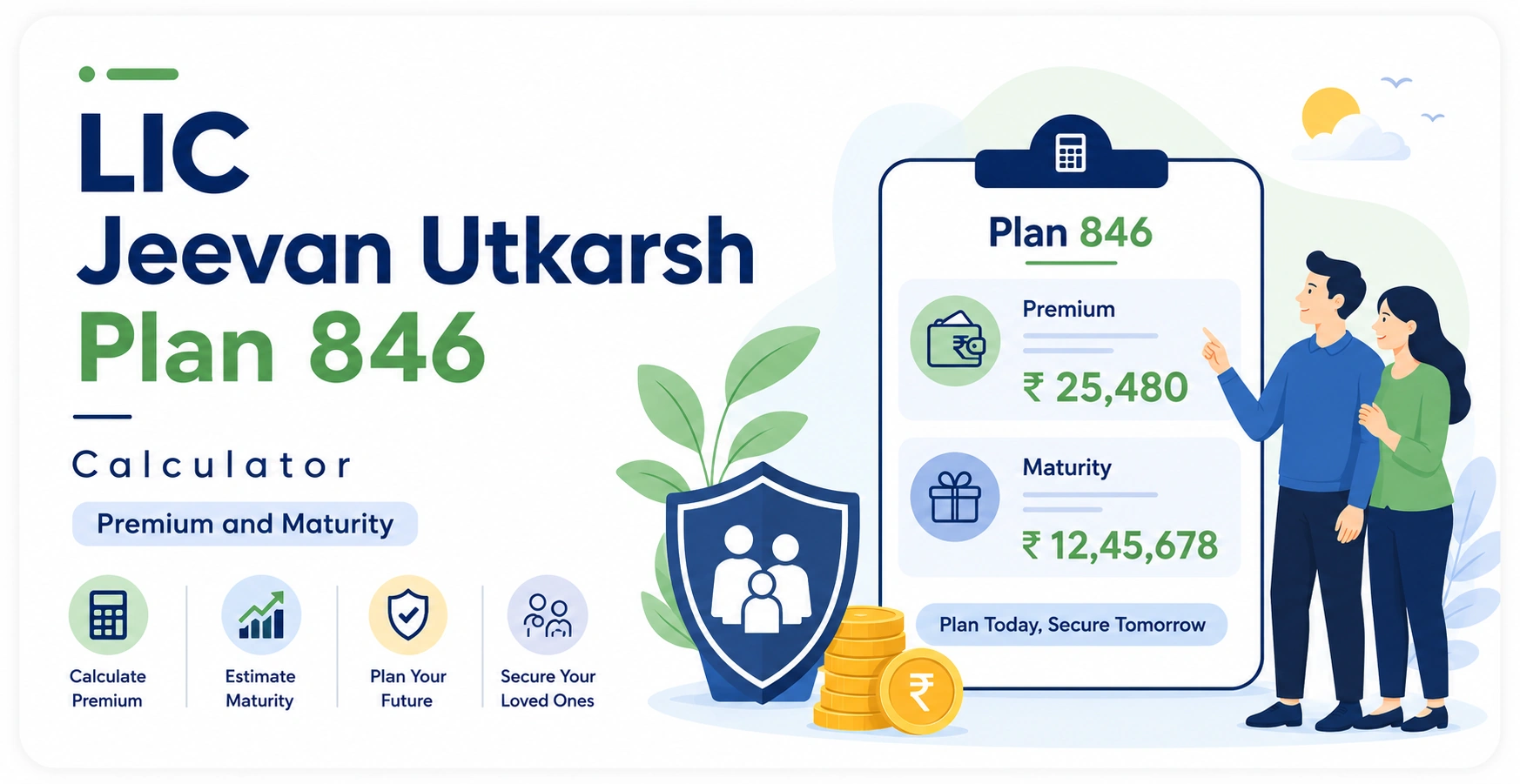 LIC Jeevan Utkarsh Plan 846 Calculator Premium and Maturity