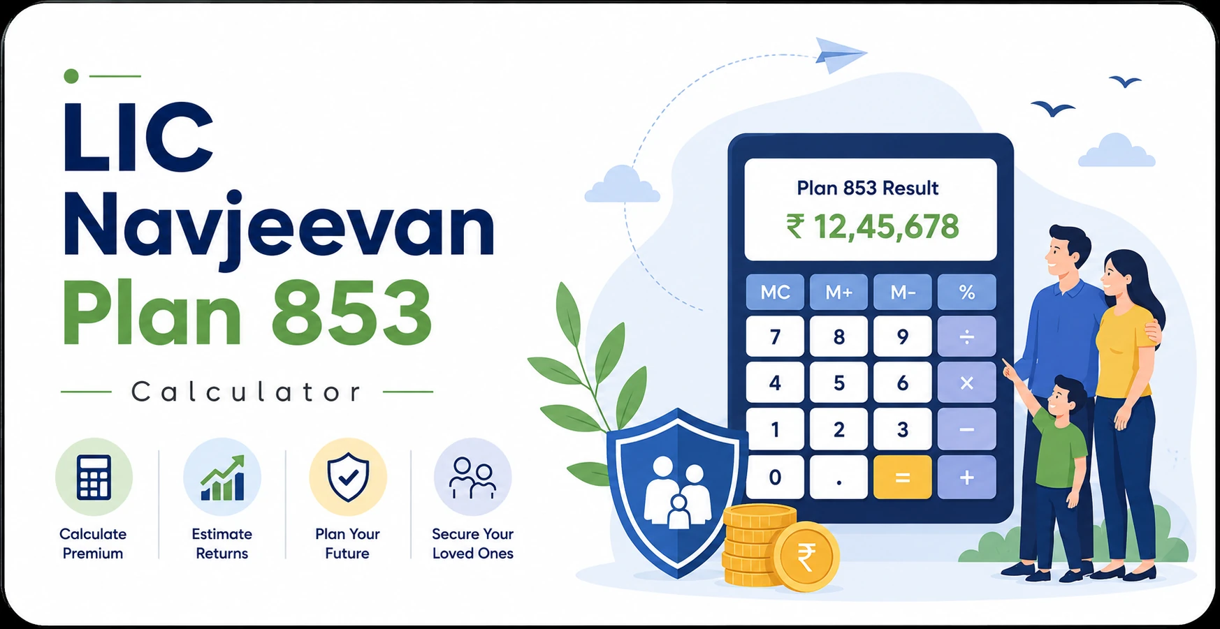 LIC Navjeevan Plan 853 Calculator