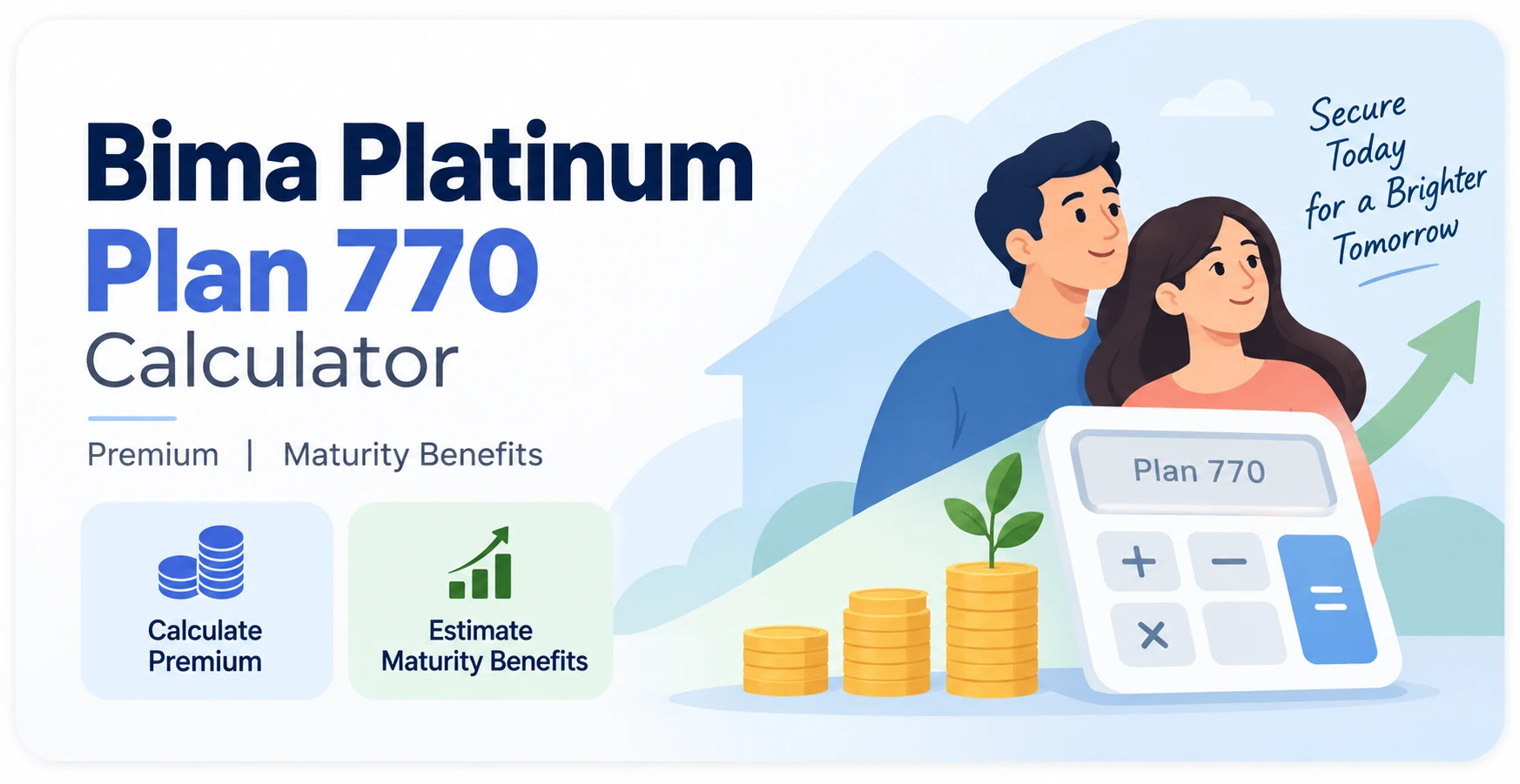 LIC Bima Platinum Plan 770 Calculator